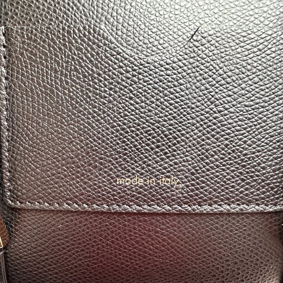 Senreve Circa Bag | Black Pebbled Leather - Picture 9 of 11